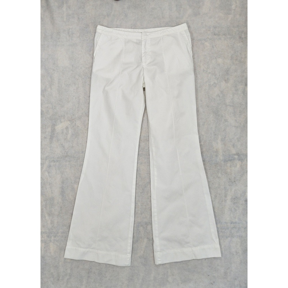 James Perse Pants Womans 30 Tall White Wide Leg Flare Trouser Dress‎ Slacks